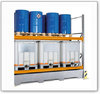 Palettenregal PR 33.25 für 6 Euro- oder 6 Chemiepaletten oder 6 IBC, mit 2 Lagerebenen, Anbaufeld