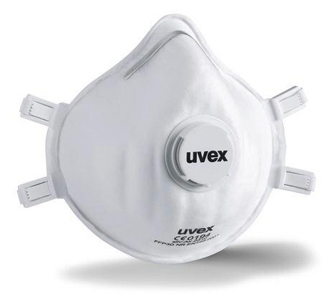 Atemschutzmaske uvex silv-Air c 2310, Schutzstufe FFP 3, mit Ventil, VE = 15 Stück