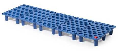 Gitterrost aus Polyethylen (PE) für PE-Kleingebindewanne pro-line, 26 Liter, 1300x400x90